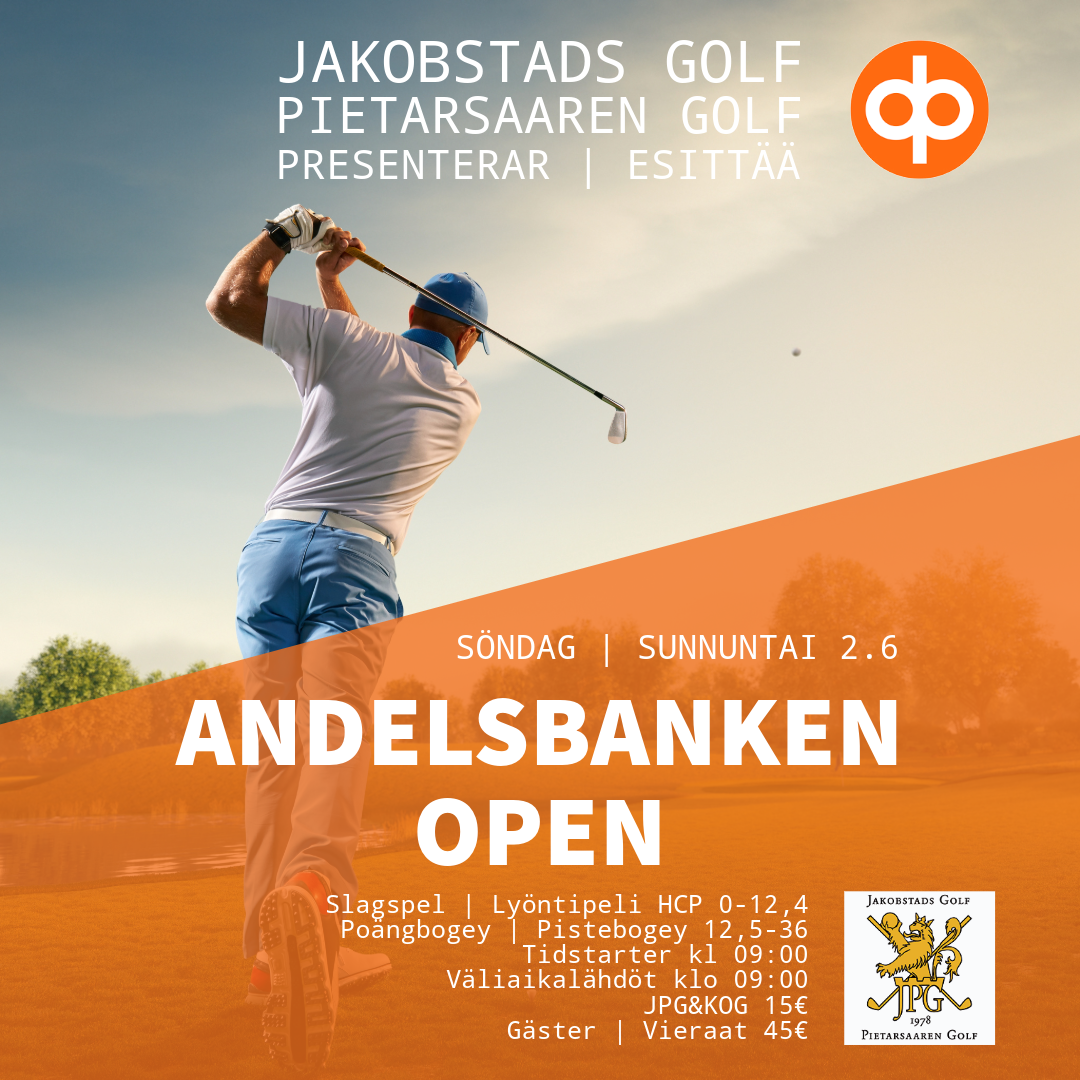 Du visar för närvarande Andelsbanken Open