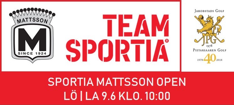 Read more about the article Sportia Mattsson Open La 9.6.2018 Klo 10.00