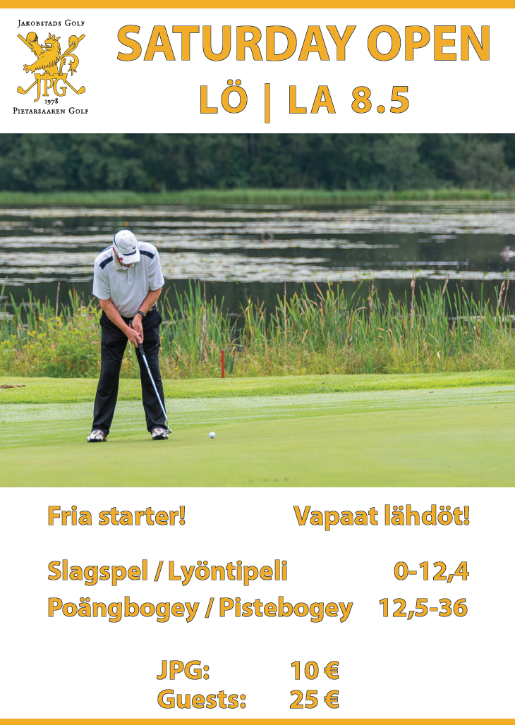 Du visar för närvarande Saturday Open