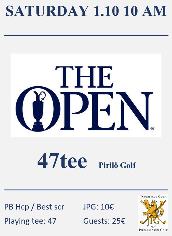 Du visar för närvarande The 47tee Open