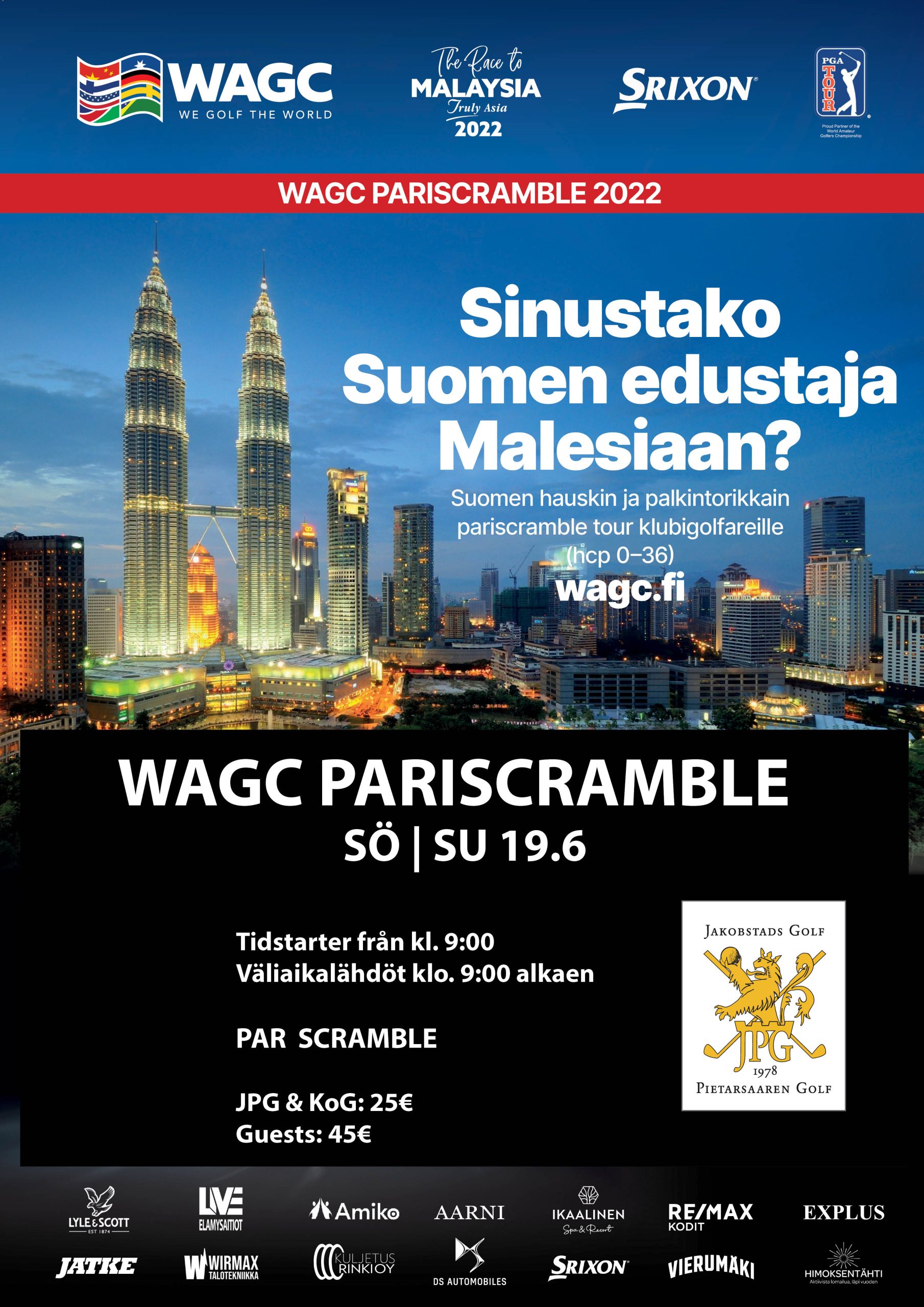 Du visar för närvarande WAGC – Par scramble