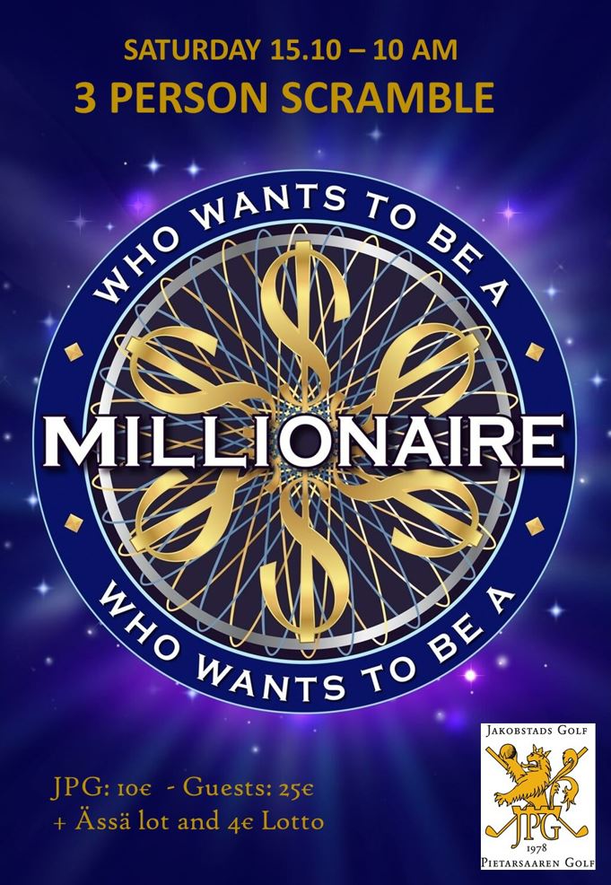 You are currently viewing Who Wants to Be a Millionaire Scramble (INSTÄLLD)