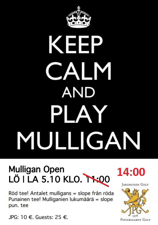 You are currently viewing Mulligan Open (Lähtö kl. 14:00)