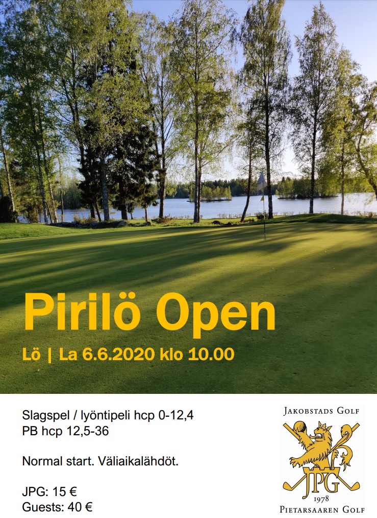 Du visar för närvarande Pirilö Open