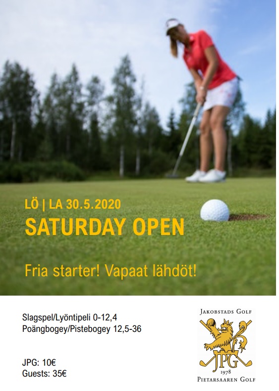 Du visar för närvarande Saturday Open