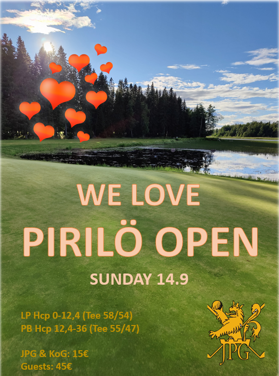 Du visar för närvarande We Love Pirilö Open